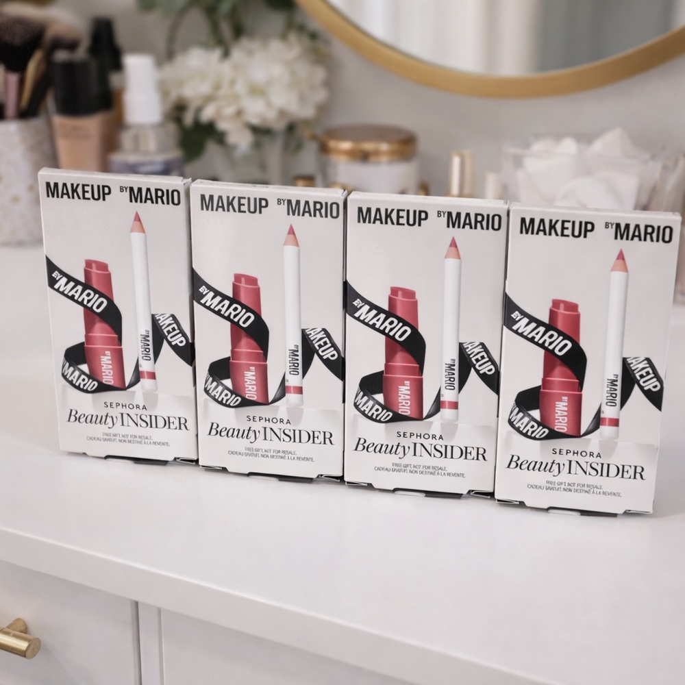 (1) Makeup by Mario Lipstick Set - NIB, includes mini liner and lip serum